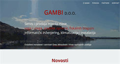 Desktop Screenshot of gambi.hr