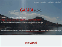 Tablet Screenshot of gambi.hr